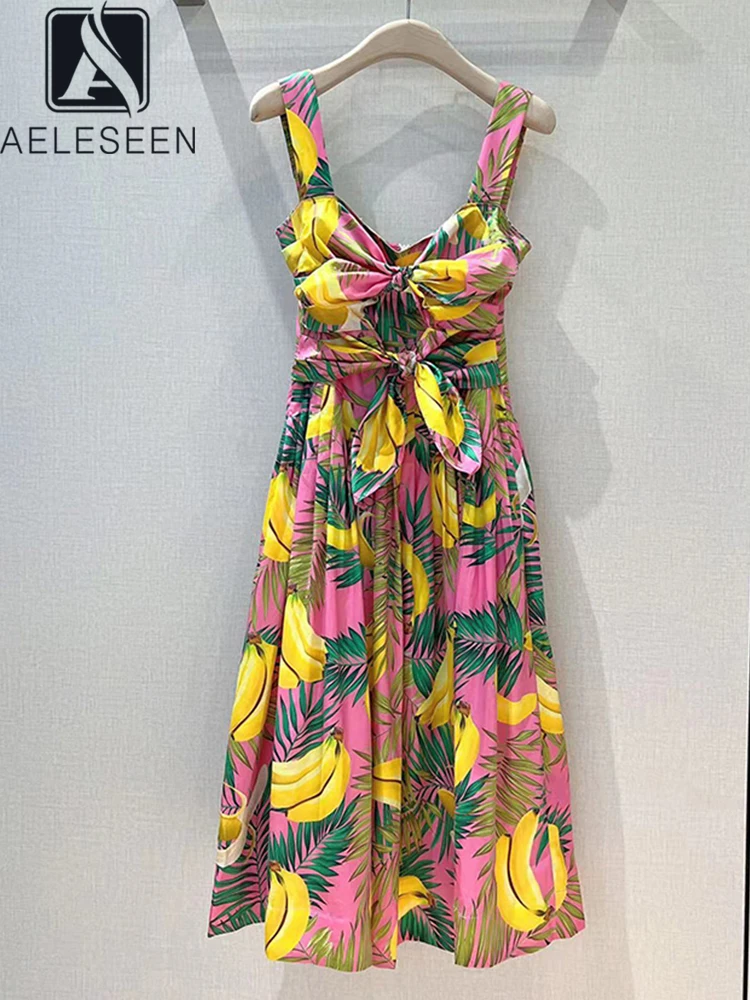 AELESEEN дизайнерское модное 2022 летнее платье из 100% хлопка для женщин с принтом банана, на бретельках, с бантом, праздничная пляжная майка с бант...
AELESEEN дизайнерское модное 2022 летнее платье из 100% хлопка для женщин с принтом банана, на бретельках, с бантом, праздничная пляжная майка с бант...