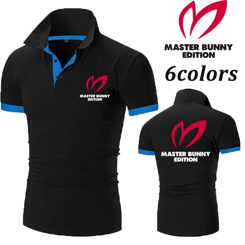 2023 Summer Men's T Shirts Bunny Logo Printed Polo Shirt Button Pullover Shirt Cotton Casual Golf Shorts Sleeve Male Clothing
2023 Summer Men's T Shirts Bunny Logo Printed Polo Shirt Button Pullover Shirt Cotton Casual Golf Shorts Sleeve Male Clothing