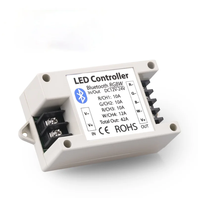 DC12V 24V 42A Bluetooth RGB Led Controller Wireless Control RGB Led Strip By IOS/Android Smartphone
DC12V 24V 42A Bluetooth RGB Led Controller Wireless Control RGB Led Strip By IOS/Android Smartphone