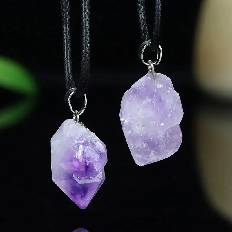 amethyst raw stone piedras necklace feng shui Irregular natural crystal Pendant bracelet jewelry for women organic Wholesale
amethyst raw stone piedras necklace feng shui Irregular natural crystal Pendant bracelet jewelry for women organic Wholesale