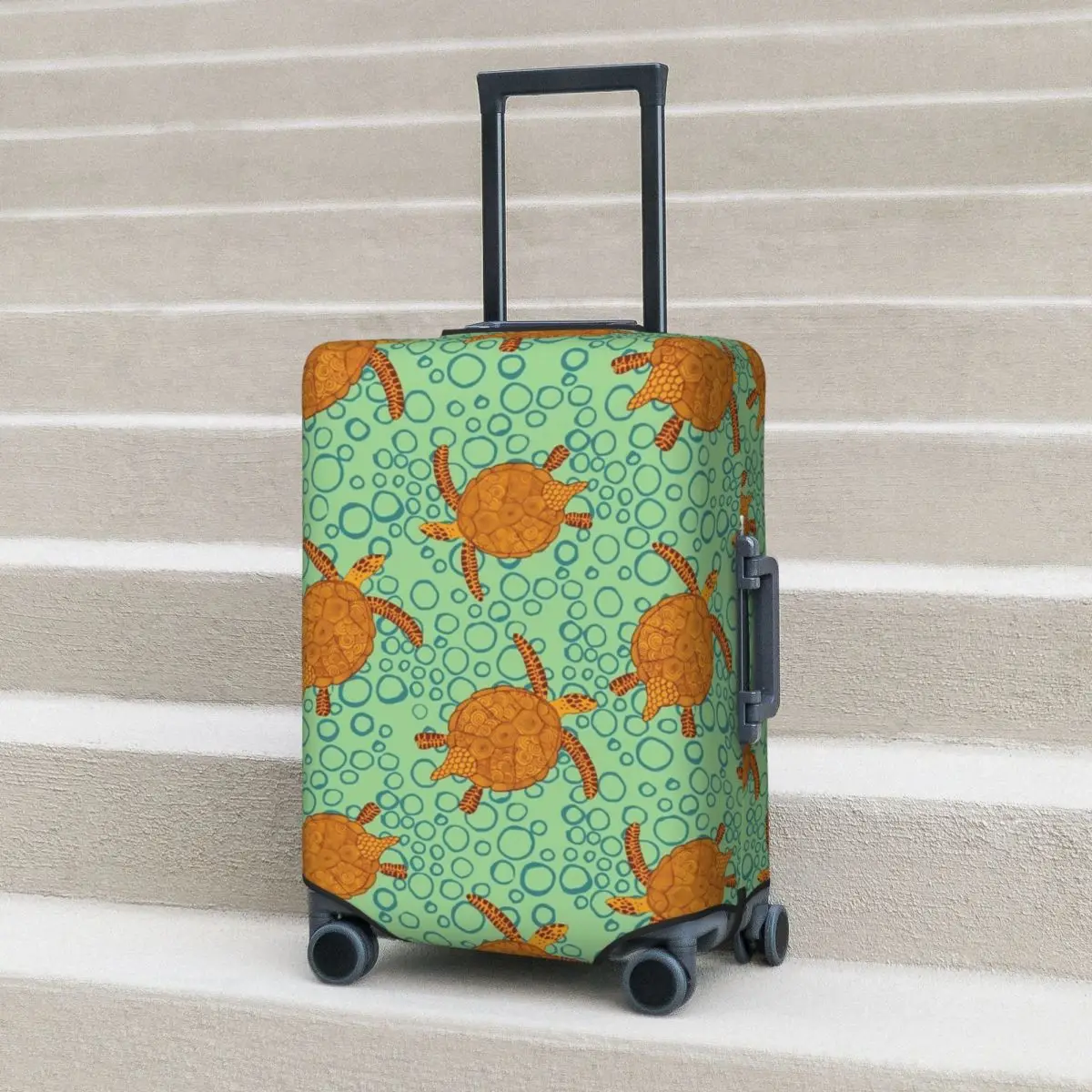 Sea Turtle Print Suitcase Cover Flight Vintage Style Strectch Luggage Supplies Business Protector
Sea Turtle Print Suitcase Cover Flight Vintage Style Strectch Luggage Supplies Business Protector