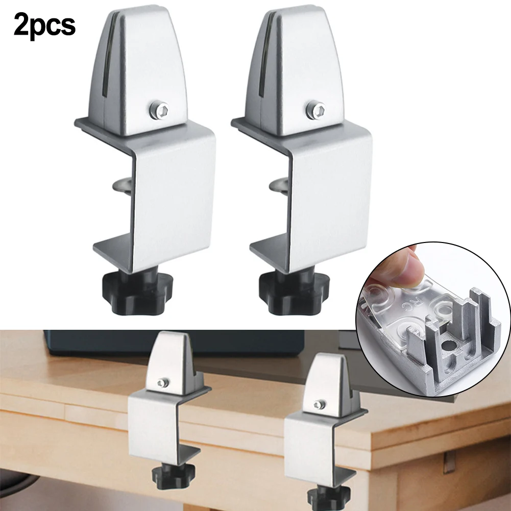 2pcs Aluminum Glass Clamp Fixed Office Desk Partition Clamp Adjustable Screen Clip Glass Fixing Clip Hardware Fixture
2pcs Aluminum Glass Clamp Fixed Office Desk Partition Clamp Adjustable Screen Clip Glass Fixing Clip Hardware Fixture
