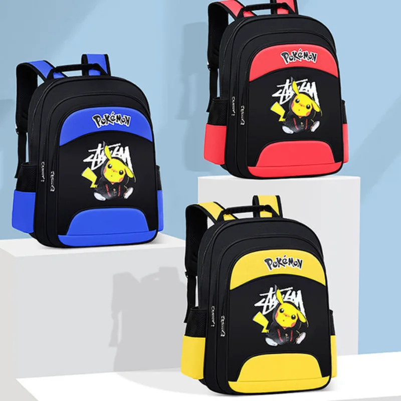Pokemon Backpack for Kids Cute Cartoon Pikachu Printed Oxford Cloth Zippered Schoolbag Lightweight and Waterproof Shoulders Bag
Pokemon Backpack for Kids Cute Cartoon Pikachu Printed Oxford Cloth Zippered Schoolbag Lightweight and Waterproof Shoulders Bag