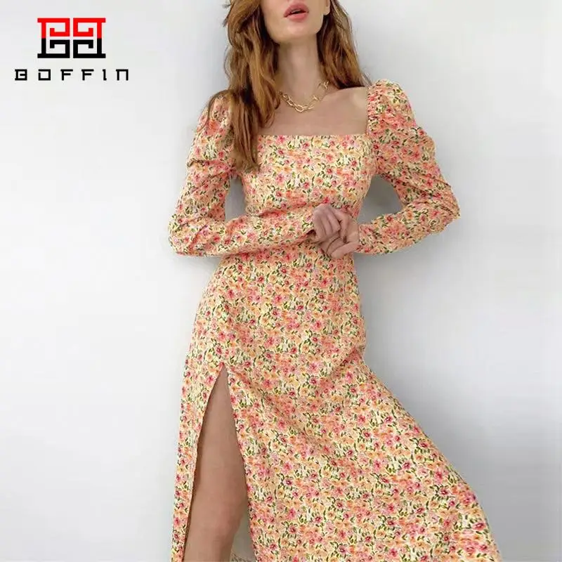 Boffin Women Dress Elegant Party Formal Occasion Dresses Fashion Print Split Long Dress 2023 Summer Female Puff Sleeve Clothing
Boffin Women Dress Elegant Party Formal Occasion Dresses Fashion Print Split Long Dress 2023 Summer Female Puff Sleeve Clothing