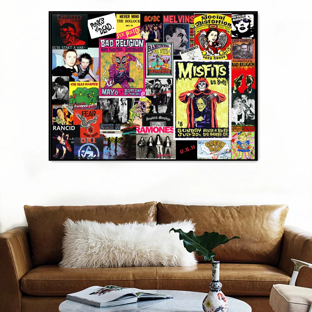 Punk Rock Band Music Poster and Prints Wall Chart Metal Art Canvas Painting Wall Hanging Pictures For Bedroom Office Living Room
Punk Rock Band Music Poster and Prints Wall Chart Metal Art Canvas Painting Wall Hanging Pictures For Bedroom Office Living Room