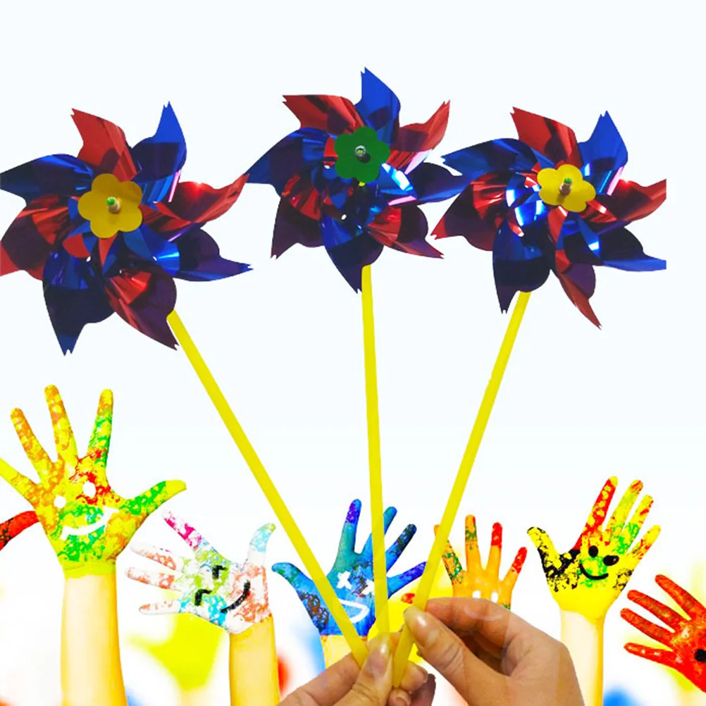 25pcs Colorful Plastic Pinwheel DIY Small Windmill Toy Set Beautiful Windmill Toy for Kid Student Child (Random Color)
25pcs Colorful Plastic Pinwheel DIY Small Windmill Toy Set Beautiful Windmill Toy for Kid Student Child (Random Color)