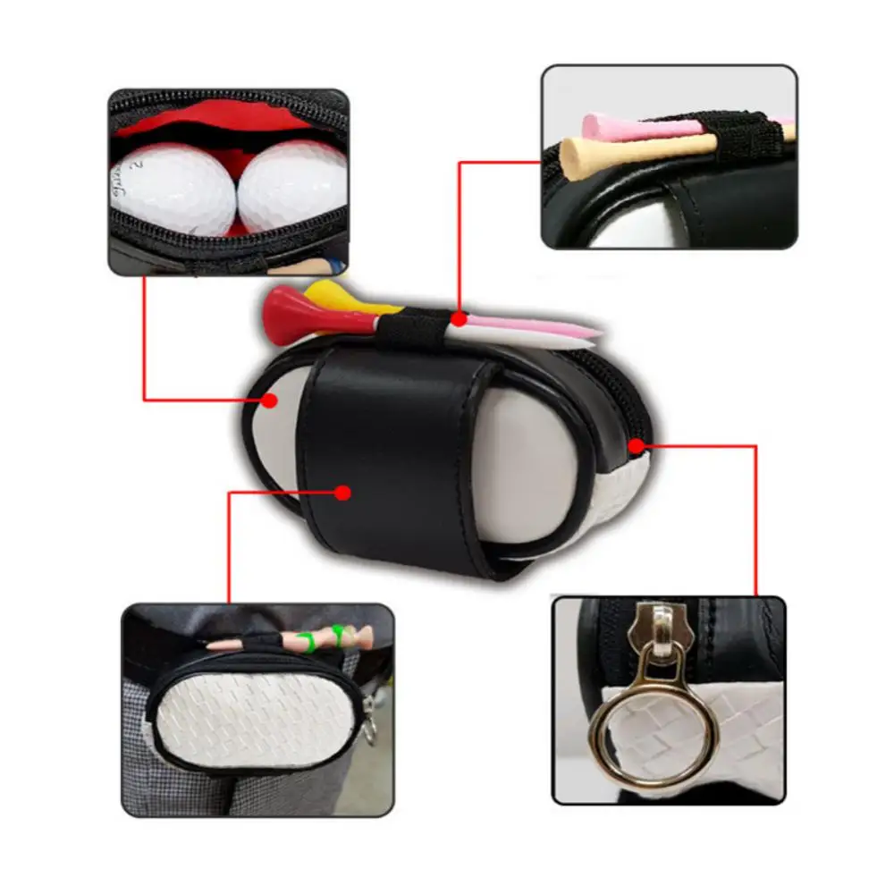 High-quality Pu Fanny Pack Two Ball Nails Golf Bag Storage Fanny Pack Golf Storage Pack Hung
High-quality Pu Fanny Pack Two Ball Nails Golf Bag Storage Fanny Pack Golf Storage Pack Hung
