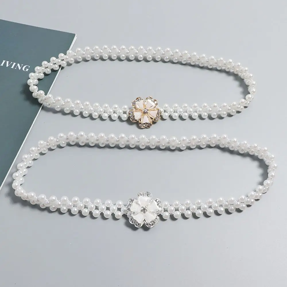 For Girls Wide Side Metal Buckle Flower Diamond Cummerbund Women Pearl Waistband Dress Decoration Korean Style Belt
For Girls Wide Side Metal Buckle Flower Diamond Cummerbund Women Pearl Waistband Dress Decoration Korean Style Belt