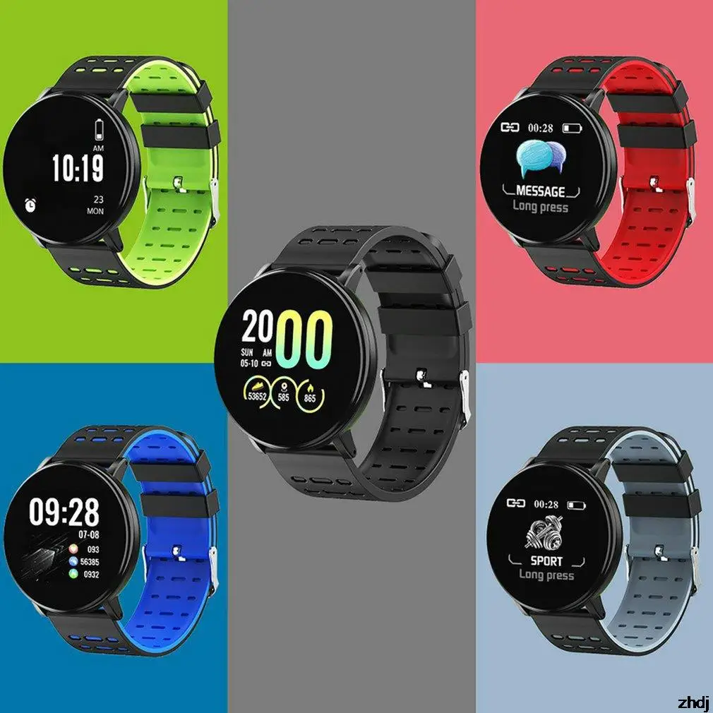119Plus Smart Watch Men Women Fitness Tracker Smart Bracelet Heart Rate Blood Pressure Monitor Sports Smartwatch For Android IOS
119Plus Smart Watch Men Women Fitness Tracker Smart Bracelet Heart Rate Blood Pressure Monitor Sports Smartwatch For Android IOS