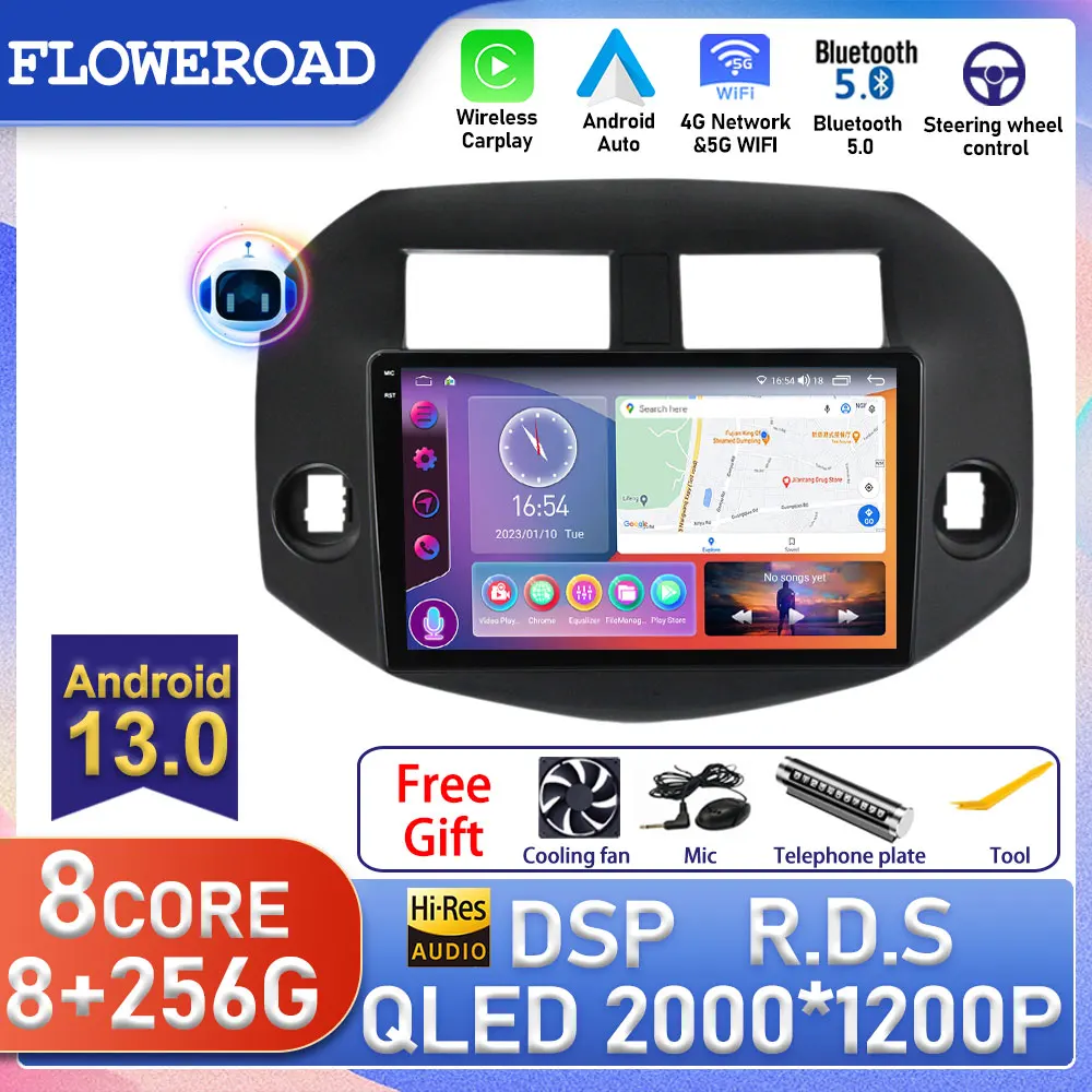 Автомагнитола на Android для Toyota RAV4 3 XA30 2005-2013 автомобильный радиоприемник