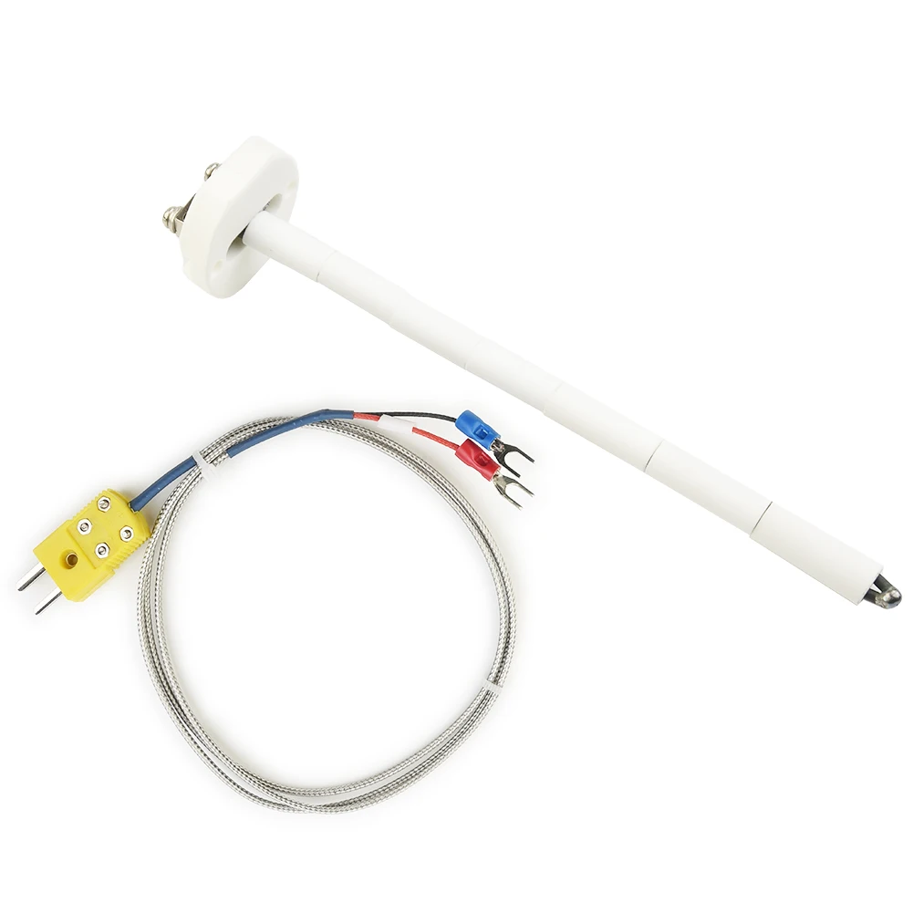K-type Thermocouple Block Ceramic Kiln Probe For 2372°F 1300℃11G High Tool Garden Electronic Component Tool Accessories
K-type Thermocouple Block Ceramic Kiln Probe For 2372°F 1300℃11G High Tool Garden Electronic Component Tool Accessories