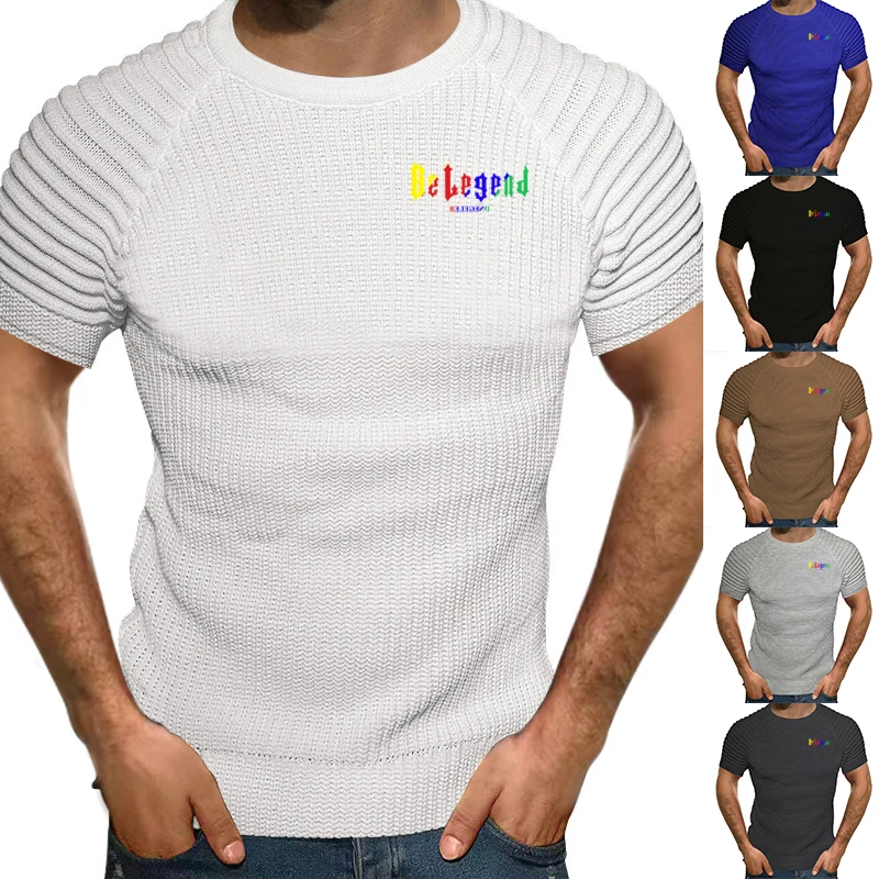 2023 Men's Short Sleeve Solid Print Round Neck Sports T-shirt Quick Dry Running Casual Breathable
2023 Men's Short Sleeve Solid Print Round Neck Sports T-shirt Quick Dry Running Casual Breathable