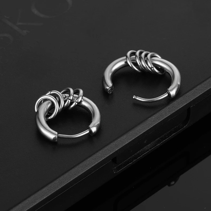 1PCS 12mm Retro Hoop Earrings For Women Men Stainless Steel Fashion Teenager Punk Gothic Round Earrings Jewelry Free Shipping
1PCS 12mm Retro Hoop Earrings For Women Men Stainless Steel Fashion Teenager Punk Gothic Round Earrings Jewelry Free Shipping