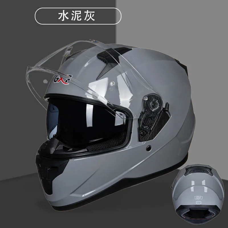 Professional Racing Full Face Motorcycle Helmet Double Lens Capacetes De Motociclista Locomotive Helmet DOT Certification Cascos
Professional Racing Full Face Motorcycle Helmet Double Lens Capacetes De Motociclista Locomotive Helmet DOT Certification Cascos