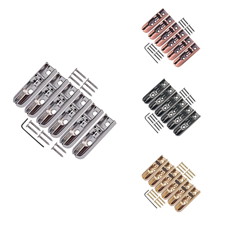 1 Set Of 6 Pcs Single Individual Bridge Saddles Tailpiece For 4 String Bass Guitar Replacement Parts
1 Set Of 6 Pcs Single Individual Bridge Saddles Tailpiece For 4 String Bass Guitar Replacement Parts