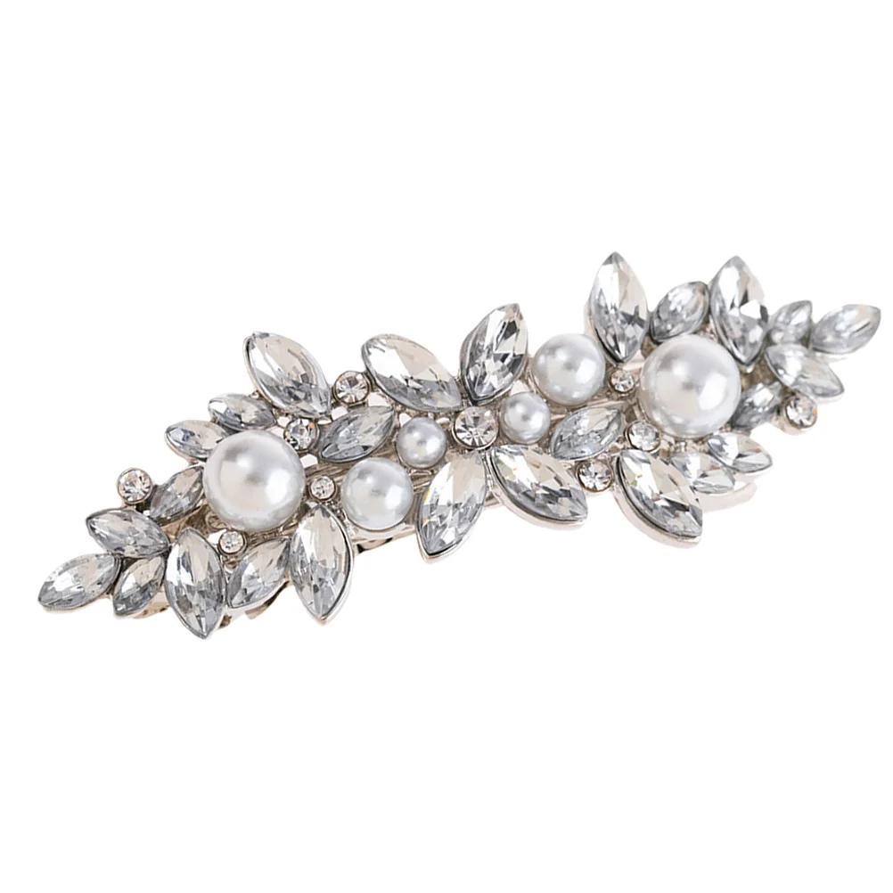 Rhinestone Hair Clip Decorative Barrette Wedding Hair Pin Hair Accessory for Women
Rhinestone Hair Clip Decorative Barrette Wedding Hair Pin Hair Accessory for Women
