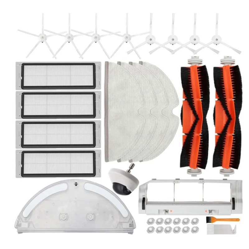 Комплект аксессуаров для пылесоса Xiaomi Roborock S5 S6 S50 S51 S55 S60 S61 S65 E20 E25 E35, роботизированные запчасти, 35 шт.
Комплект аксессуаров для пылесоса Xiaomi Roborock S5 S6 S50 S51 S55 S60 S61 S65 E20 E25 E35, роботизированные запчасти, 35 шт.