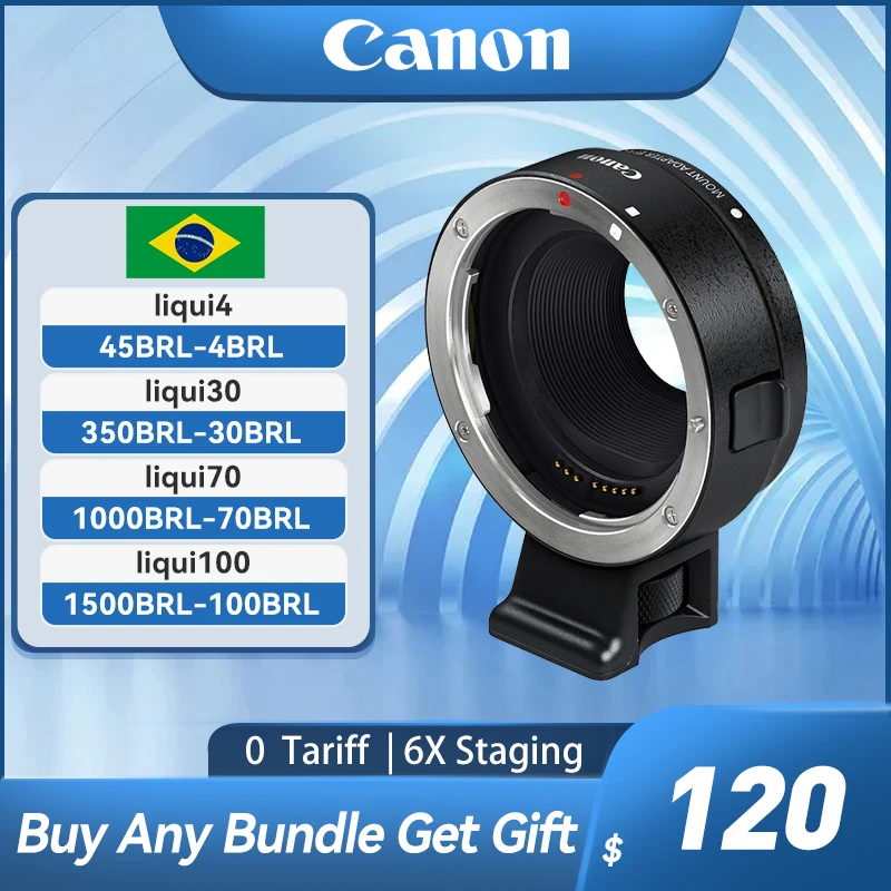 Canon Mirrorless Camera Adapter Ring SLR EF Lens Adapter EF-M Bayonet Original Adapter Ring Supports Autofocus
Canon Mirrorless Camera Adapter Ring SLR EF Lens Adapter EF-M Bayonet Original Adapter Ring Supports Autofocus