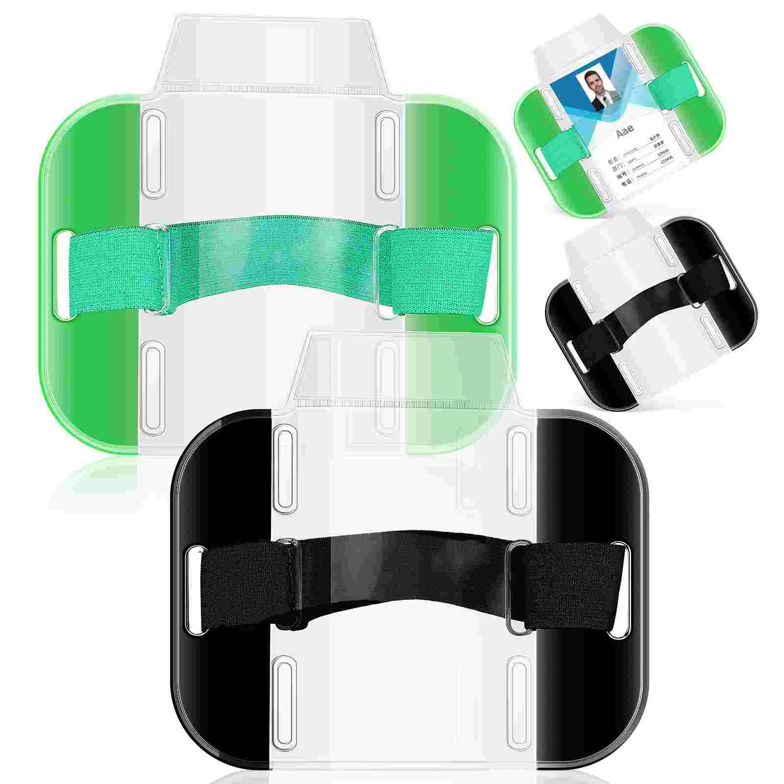 4 Pcs ID Card Armbands Adjustable Strap Arm Badge Holders Name Tag Holders for Worker Staff
4 Pcs ID Card Armbands Adjustable Strap Arm Badge Holders Name Tag Holders for Worker Staff