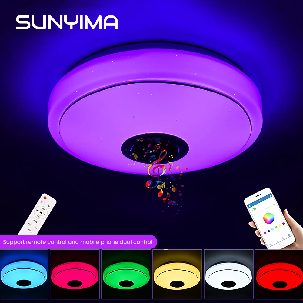 Smart Ceiling Lights CEIL LED LIGHT Room Music Bluetooth APP Bedroom Lamp 33cm RGB Colorful Remote Control Modern INTERIOR LIGHT
Smart Ceiling Lights CEIL LED LIGHT Room Music Bluetooth APP Bedroom Lamp 33cm RGB Colorful Remote Control Modern INTERIOR LIGHT