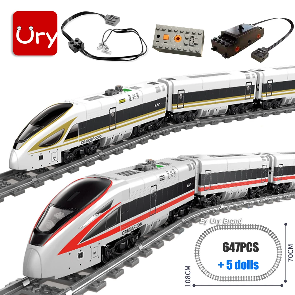 Technical Electric Powered Express Train Modern High Speed Carriage City Track Dolls Educational Building Blocks Toys for Kids
Technical Electric Powered Express Train Modern High Speed Carriage City Track Dolls Educational Building Blocks Toys for Kids
