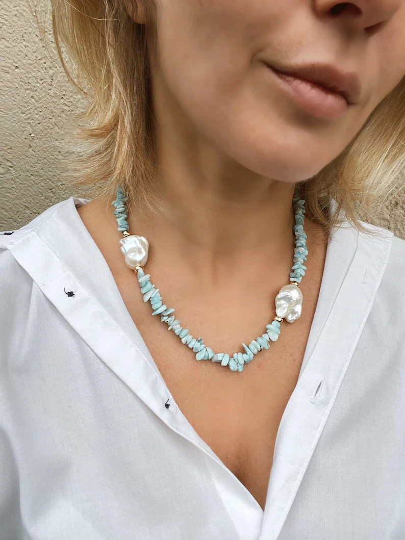 Baroque Pearl Natural Purple Stone Chain Necklace for Women's Fashion Jewelry Exquisite One Piece Necklace Gift Free Shipping
Baroque Pearl Natural Purple Stone Chain Necklace for Women's Fashion Jewelry Exquisite One Piece Necklace Gift Free Shipping