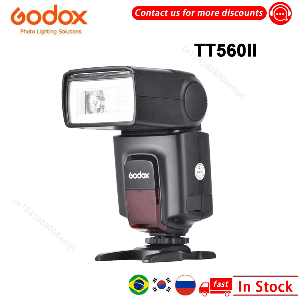 Вспышка для камеры Godox TT560II Thinklite со встроенным беспроводным сигналом 433 МГц для цифровых зеркальных камер Canon Nikon Sony Pentax Fuji Olympus
Вспышка для камеры Godox TT560II Thinklite со встроенным беспроводным сигналом 433 МГц для цифровых зеркальных камер Canon Nikon Sony Pentax Fuji Olympus
