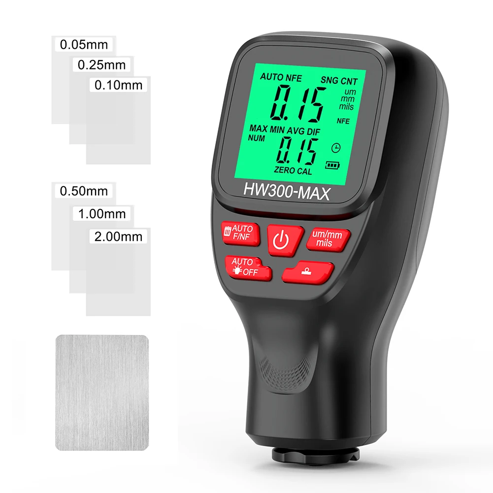 Multipurpose Smart Paint Thickness Gauge Highly Sensitive Probe Large Display Metal Car Paint Thickness Meter Hardware Tools
Multipurpose Smart Paint Thickness Gauge Highly Sensitive Probe Large Display Metal Car Paint Thickness Meter Hardware Tools