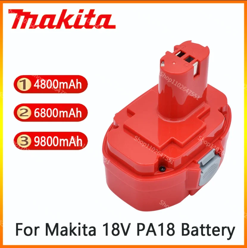 Makita 18 в 4800 мАч/6800 мАч/9800 мАч Ni-MH аккумулятор для замены Makita 18 в PA18 1822 1823 1833 1834 1835F 1835-1 192828-9
Makita 18 в 4800 мАч/6800 мАч/9800 мАч Ni-MH аккумулятор для замены Makita 18 в PA18 1822 1823 1833 1834 1835F 1835-1 192828-9