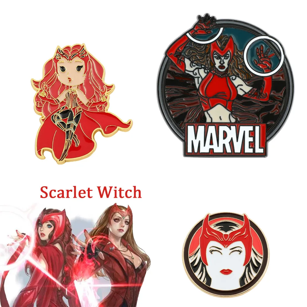 Scarlet Witch Enamel Lapel Brooch Pins Movie Pin Backpack Clothing Decoration Badge Personality Fashion Jewelry Accessories Gift
Scarlet Witch Enamel Lapel Brooch Pins Movie Pin Backpack Clothing Decoration Badge Personality Fashion Jewelry Accessories Gift