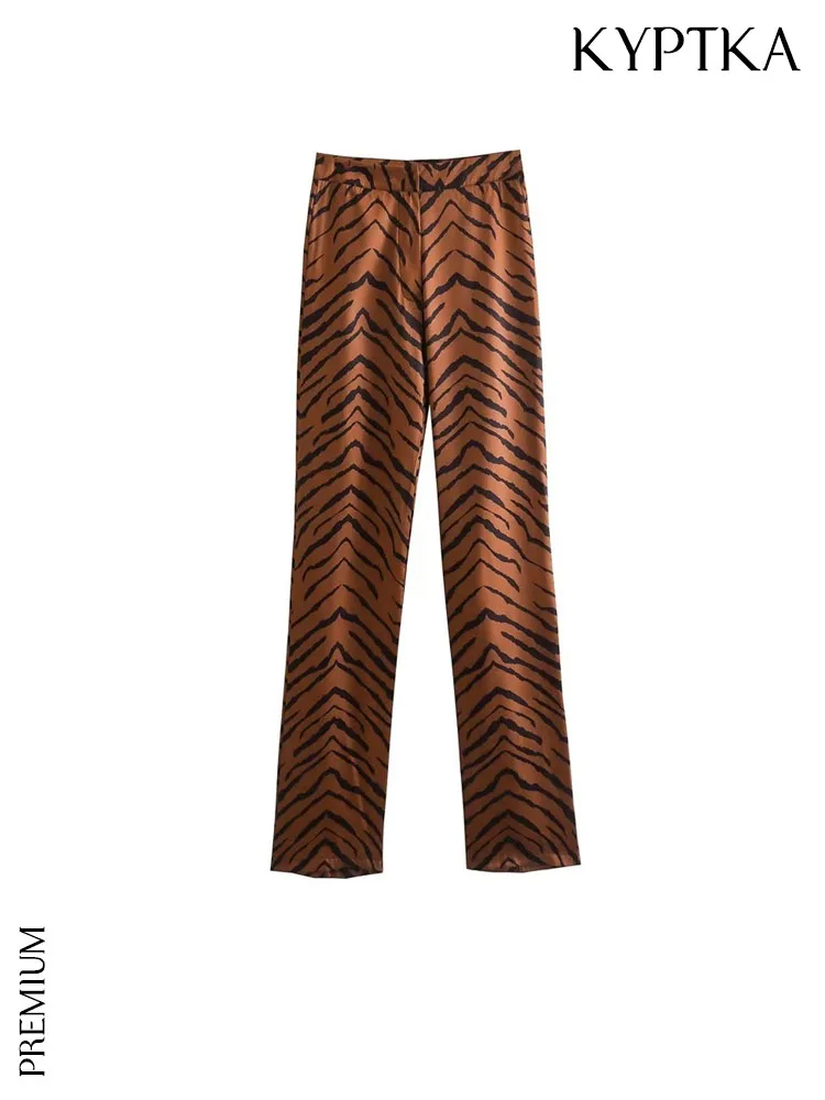 Женские расклешенные брюки KYPTKA, черные винтажные брюки на молнии с высокой талией и принтом животных,
Женские расклешенные брюки KYPTKA, черные винтажные брюки на молнии с высокой талией и принтом животных,