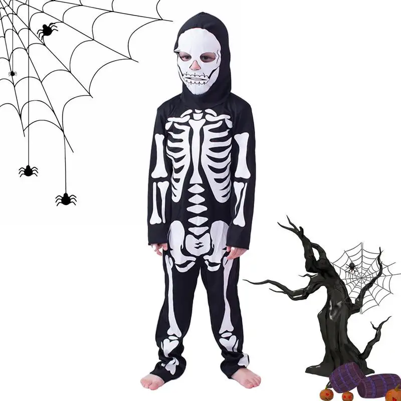 Halloween Zombie Costume Skeleton Cosplay Ghost Clothes Scary Party Theme Printed Bone Fancy Dress Carnival Jumpsuit Accessories
Halloween Zombie Costume Skeleton Cosplay Ghost Clothes Scary Party Theme Printed Bone Fancy Dress Carnival Jumpsuit Accessories