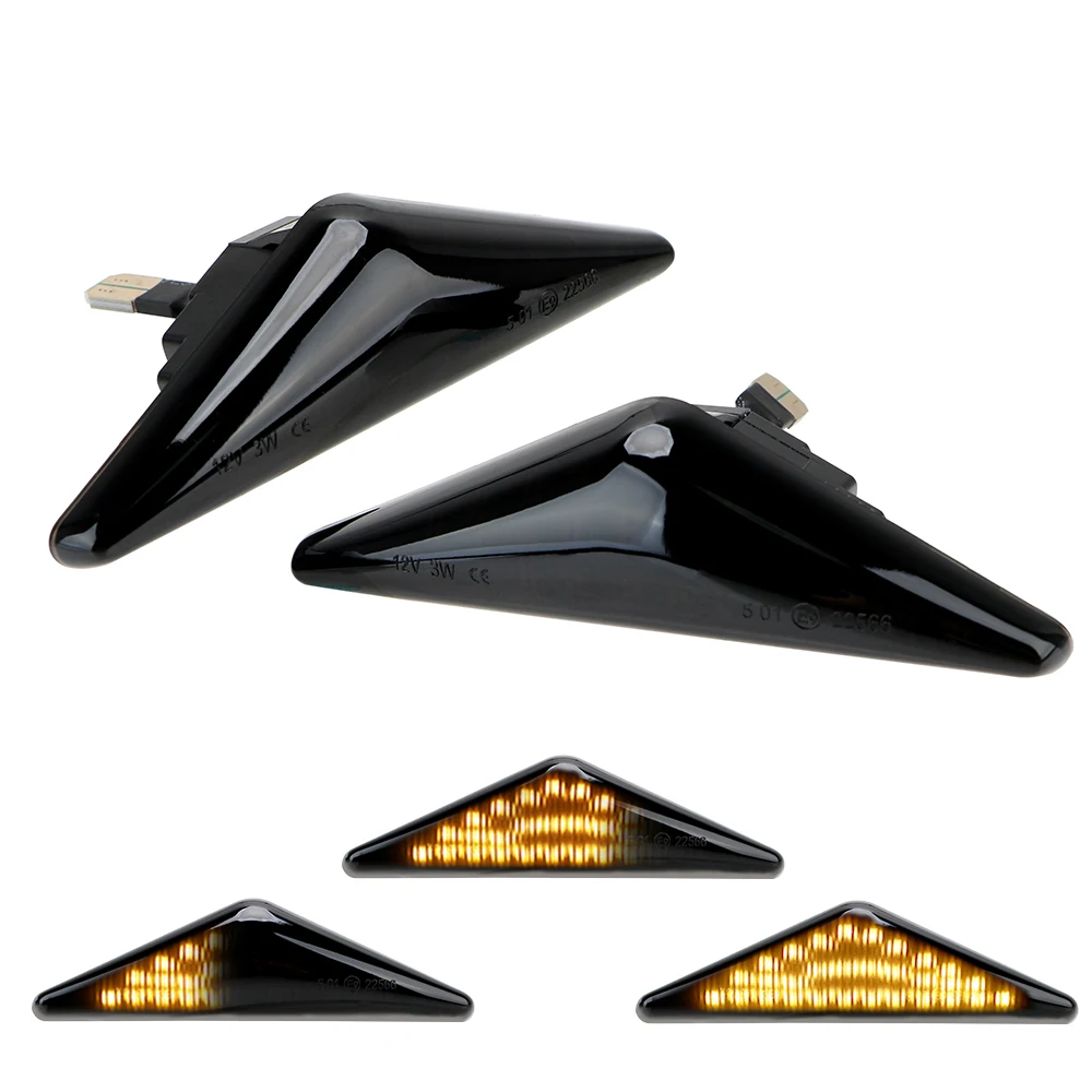 Blinker Light LED Car Dynamic Side Marker Turn Signal Light 18SMD Turn Indicators A Pair Signal Lamp Flowing Water Light
Blinker Light LED Car Dynamic Side Marker Turn Signal Light 18SMD Turn Indicators A Pair Signal Lamp Flowing Water Light