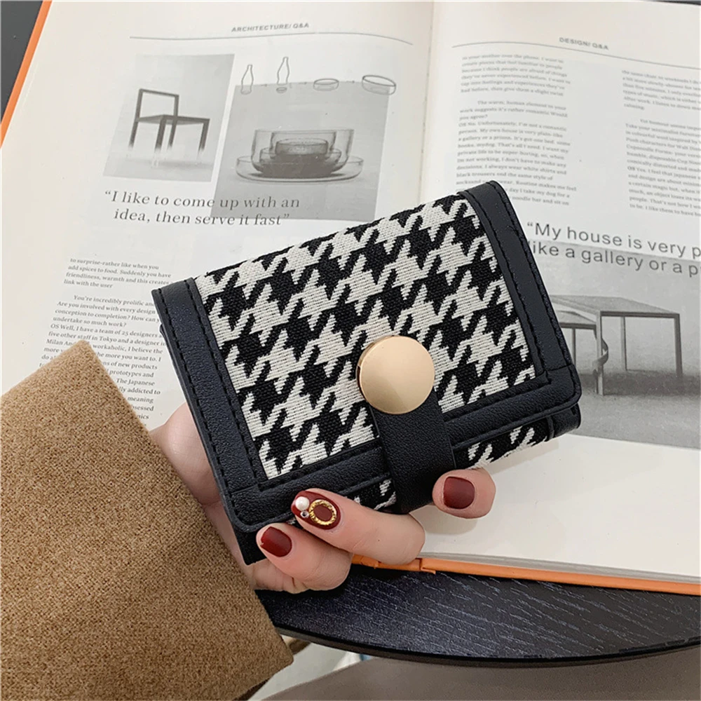 Fashion Women Wallet Luxury Design Panelled Canvas Short Money Coin Purse Card Holder
Fashion Women Wallet Luxury Design Panelled Canvas Short Money Coin Purse Card Holder