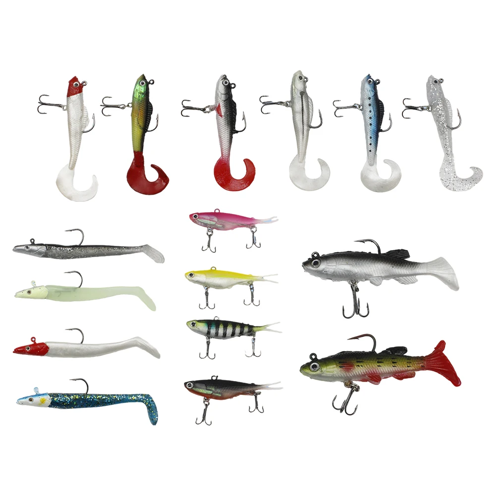 Soft Bait Pike Bait Streams Replacement Swimbait 1 Box 11 Pcs Accessories Artificial Fishing Metal + PVC Catfish
Soft Bait Pike Bait Streams Replacement Swimbait 1 Box 11 Pcs Accessories Artificial Fishing Metal + PVC Catfish