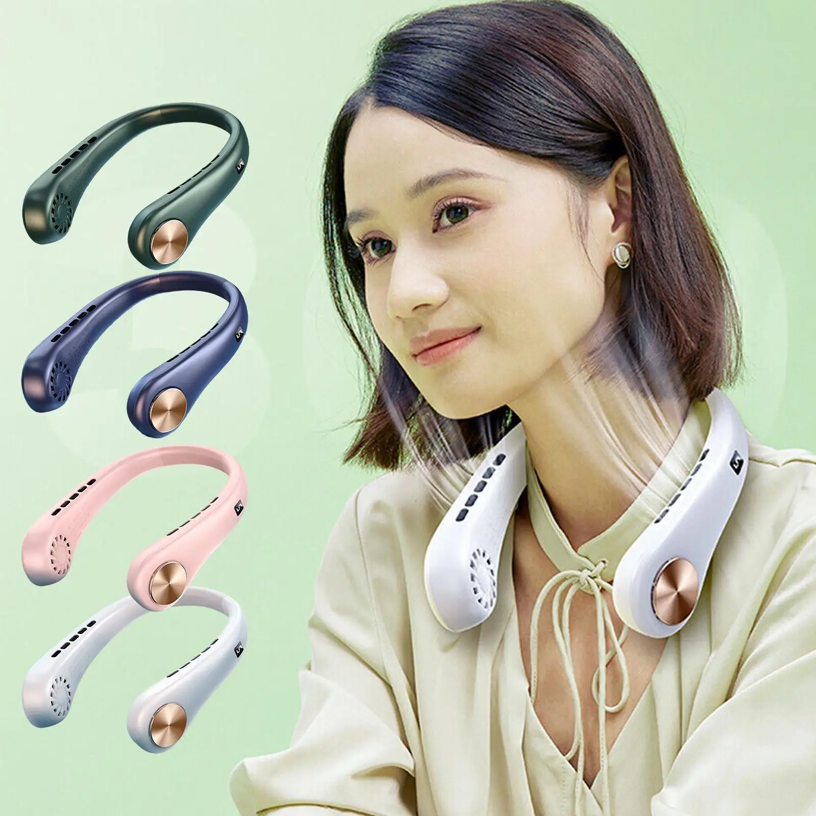 USB 1800mAh LED Digital Display Hanging Neck Fan Portable Summer Air Cooling Bladeless Outdoor Sports Travel Leafless Neckband F
USB 1800mAh LED Digital Display Hanging Neck Fan Portable Summer Air Cooling Bladeless Outdoor Sports Travel Leafless Neckband F