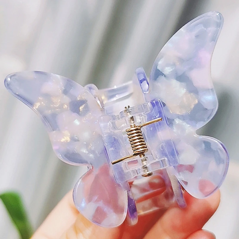 Acetate Hair Claws Sweet Butterfly Hairpin Women Girls Small Transparent Hair Clips Gradient Tie-Dye Barrettes Hair Accessories
Acetate Hair Claws Sweet Butterfly Hairpin Women Girls Small Transparent Hair Clips Gradient Tie-Dye Barrettes Hair Accessories