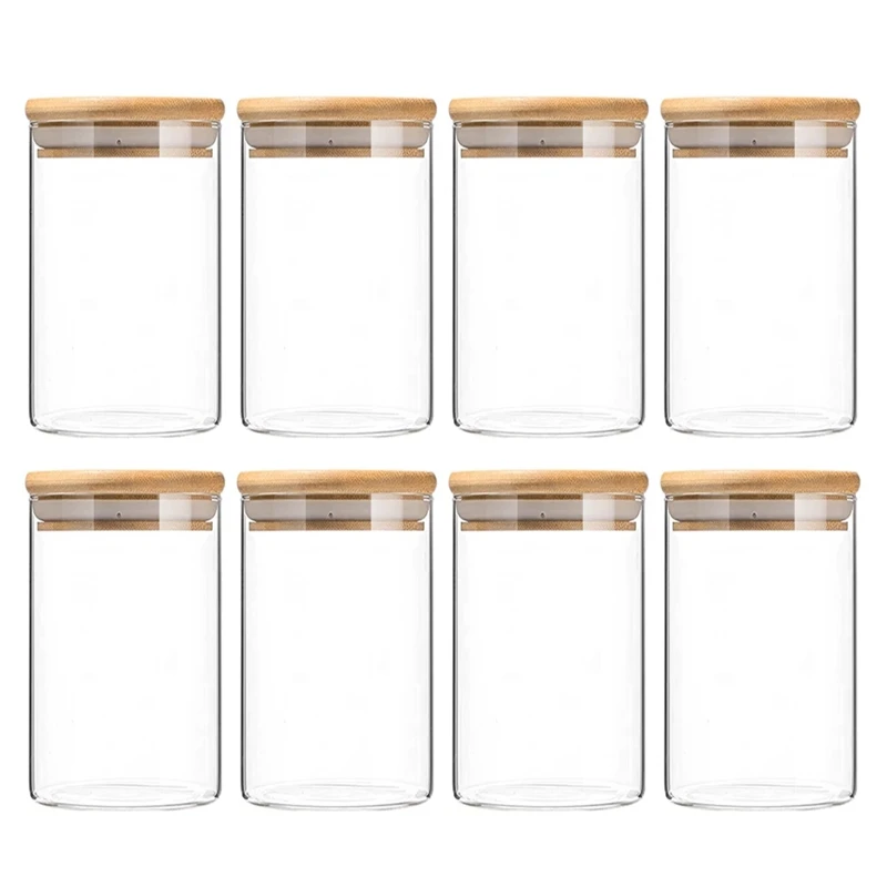 HOT-Durable Glass Sealed Can Food Storage Tank Bamboo Lid Tea Canister Glass Reusable Jar Tank Can For Grain Candy
HOT-Durable Glass Sealed Can Food Storage Tank Bamboo Lid Tea Canister Glass Reusable Jar Tank Can For Grain Candy
