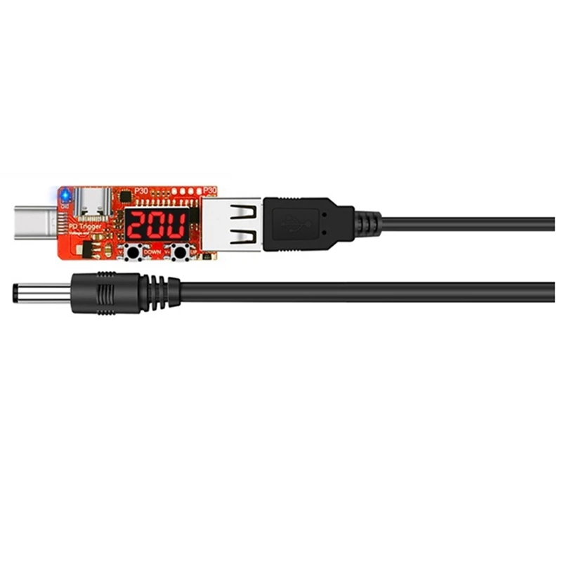 Кабель передачи данных триггера Type-C PD2/3,0-DC 5, 5 х2, 5 мм DC5525 QC4, зарядное устройство для ноутбука 15/20 в или 9 В/12 В, дисплей, ток и напряжение
Кабель передачи данных триггера Type-C PD2/3,0-DC 5, 5 х2, 5 мм DC5525 QC4, зарядное устройство для ноутбука 15/20 в или 9 В/12 В, дисплей, ток и напряжение