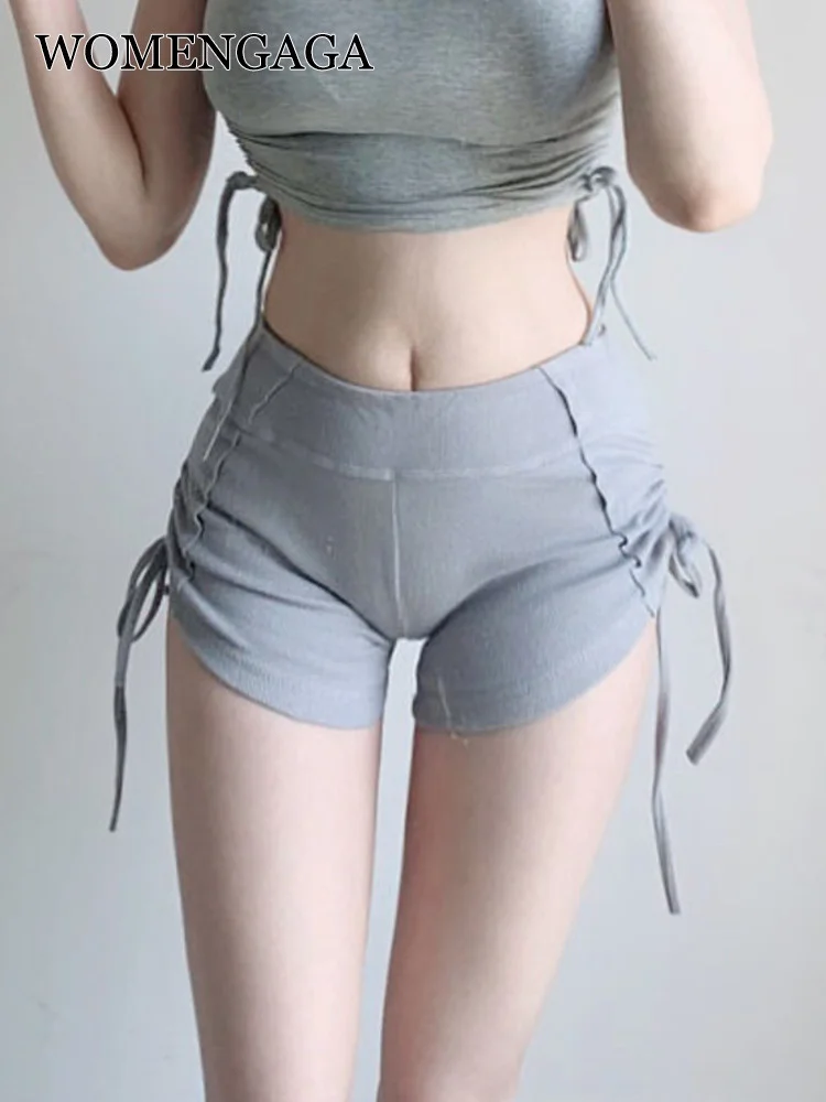 Spirng New 2021autumn Fashion Womens Sexy Knitting Elasticity Europe Slim Drawstring Tops Shorts Girl Female Korean Workout E211
Spirng New 2021autumn Fashion Womens Sexy Knitting Elasticity Europe Slim Drawstring Tops Shorts Girl Female Korean Workout E211