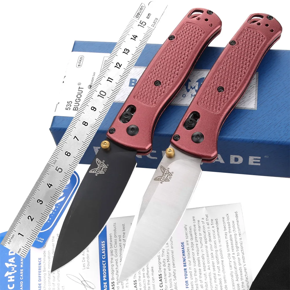Aluminum Handle Serrated Edge Knife Benchmade 535 Folding Knife Self-defense Knife S30V Outdoor Knife Camping Folding Knife
Aluminum Handle Serrated Edge Knife Benchmade 535 Folding Knife Self-defense Knife S30V Outdoor Knife Camping Folding Knife