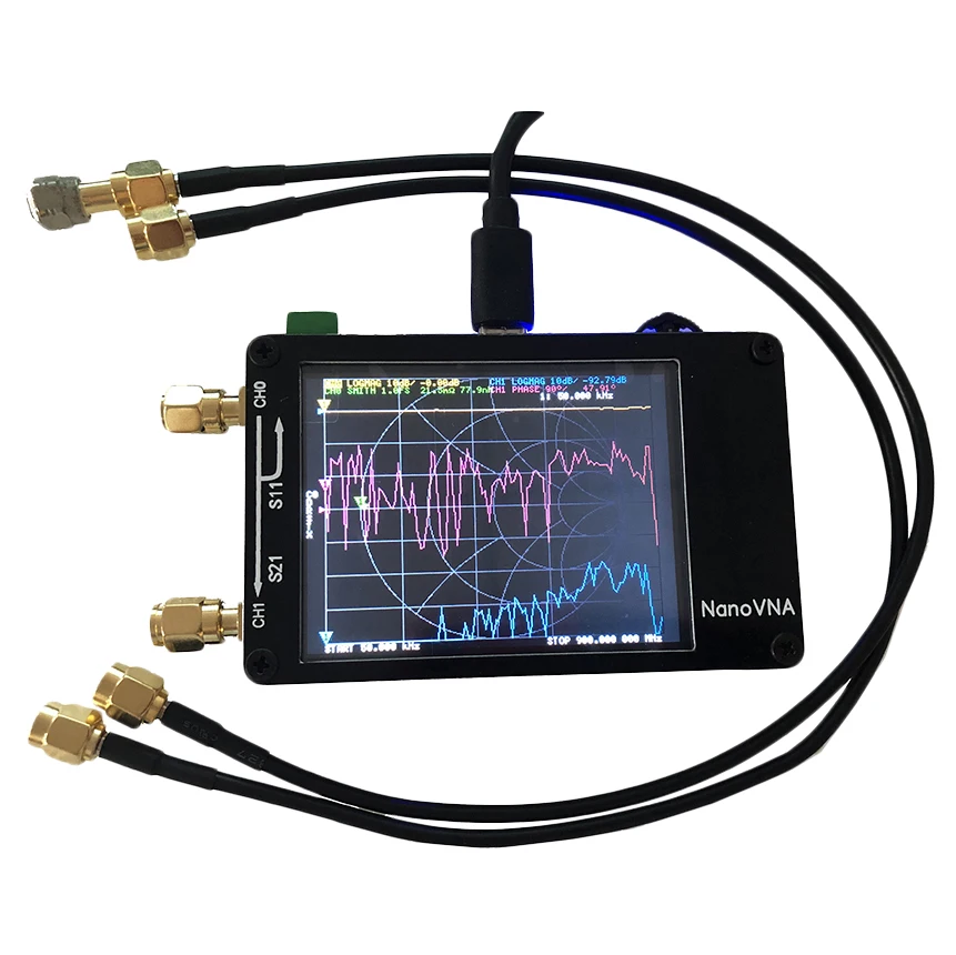 For Nanovna Vector Network Analyzer Press Screen Hf Vhf Uhf Uv 50Khz-900Mhz Antenna Analyzer Chargeable
For Nanovna Vector Network Analyzer Press Screen Hf Vhf Uhf Uv 50Khz-900Mhz Antenna Analyzer Chargeable
