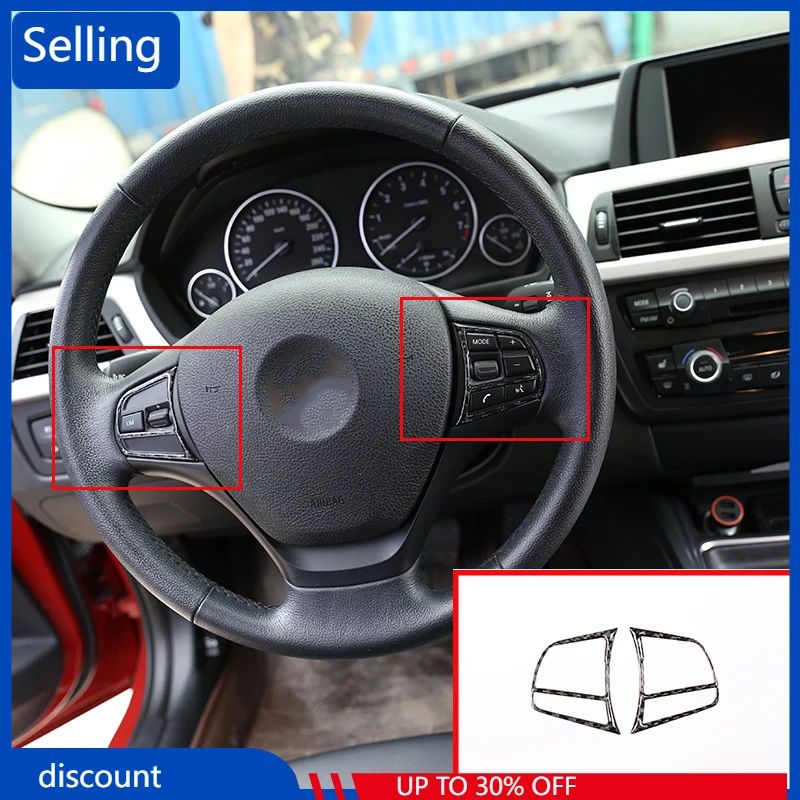 Car Steering Wheel Button Frame Stickers Trim For BMW 3 4 Series F30 F33 F36 2013-2018 Car Accessories Real Carbon Fiber 2 Pcs
Car Steering Wheel Button Frame Stickers Trim For BMW 3 4 Series F30 F33 F36 2013-2018 Car Accessories Real Carbon Fiber 2 Pcs