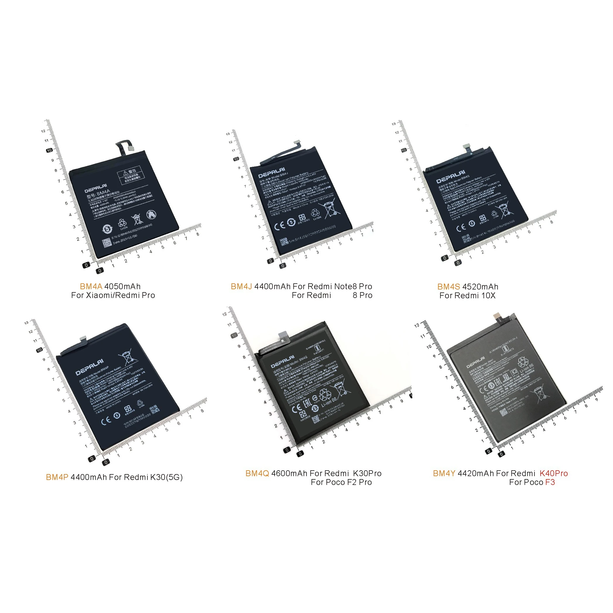 BM4Y BM4Q BM4A BM4J BM4S BM4P battery For Xiaomi Redmi K30Pro Poco F2 F3 Pro Note8 8 K40 Pro 10X K30(5G) Batteries 
BM4Y BM4Q BM4A BM4J BM4S BM4P battery For Xiaomi Redmi K30Pro Poco F2 F3 Pro Note8 8 K40 Pro 10X K30(5G) Batteries