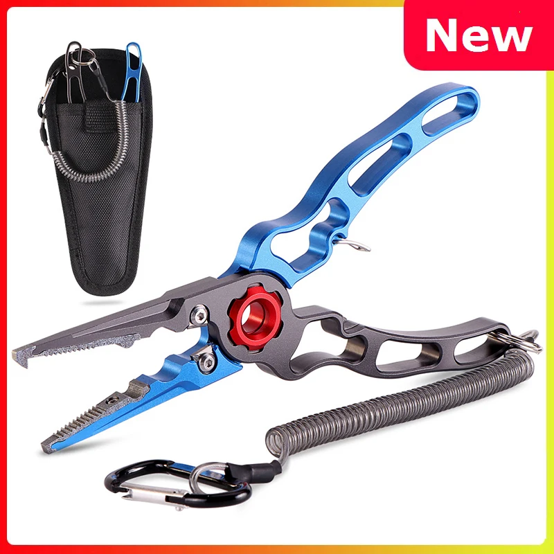 Multifunction Pliers Scissors Portable Weave Line Fishing Lure Cutter Hook Remover Fish Tongs with Hand Rope Fishing Tackle Tool
Multifunction Pliers Scissors Portable Weave Line Fishing Lure Cutter Hook Remover Fish Tongs with Hand Rope Fishing Tackle Tool