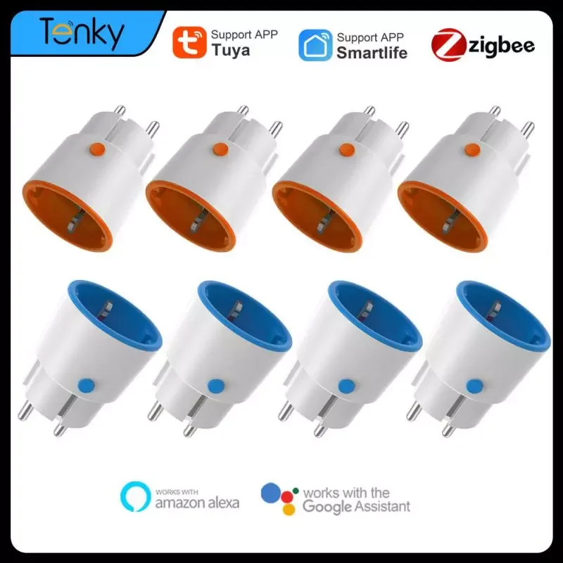 Smart Home Zigbee 3.0 Power Plug 3680W 16A EU Outlet With Metering Work With Alexa Google Home Assistant Need Gateway
Smart Home Zigbee 3.0 Power Plug 3680W 16A EU Outlet With Metering Work With Alexa Google Home Assistant Need Gateway
