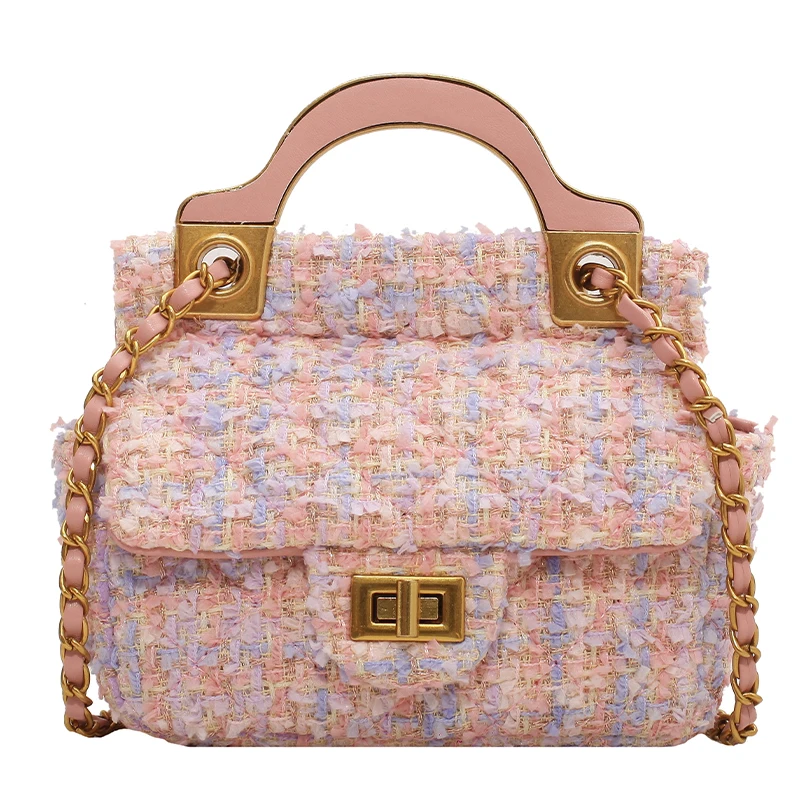 Sweet Lady Mini Tote bag 2022 Winter New High quality Woolen cloth Women's Designer Handbag Chain Shoulder Messenger Bag Purses
Sweet Lady Mini Tote bag 2022 Winter New High quality Woolen cloth Women's Designer Handbag Chain Shoulder Messenger Bag Purses