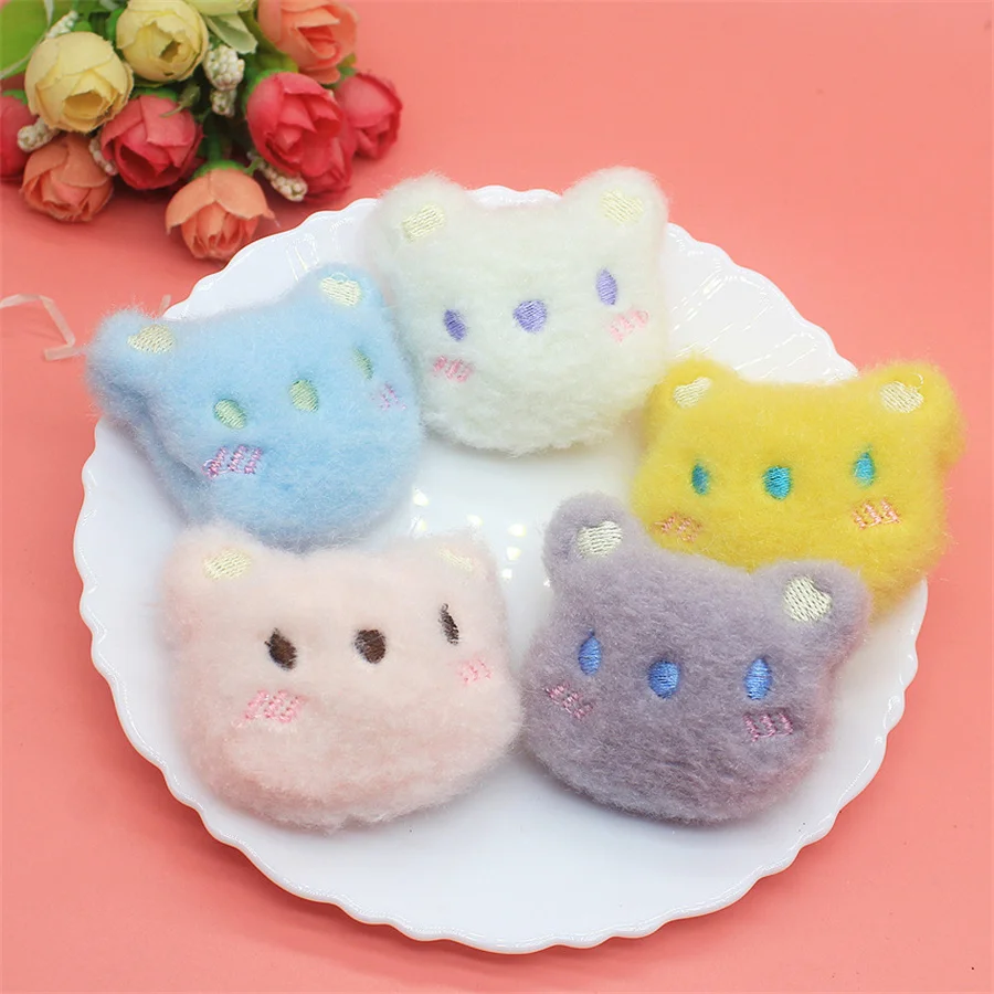 5PCS/Lot Cute Cartoon Plush Bear Head Appliques For DIY Handmade Children Hair Clip Accessorie Hat Cloth Bag Brooch Patches New
5PCS/Lot Cute Cartoon Plush Bear Head Appliques For DIY Handmade Children Hair Clip Accessorie Hat Cloth Bag Brooch Patches New