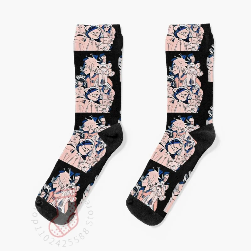 Gorillaz dle Musician Socks Gift For Men 
Gorillaz dle Musician Socks Gift For Men