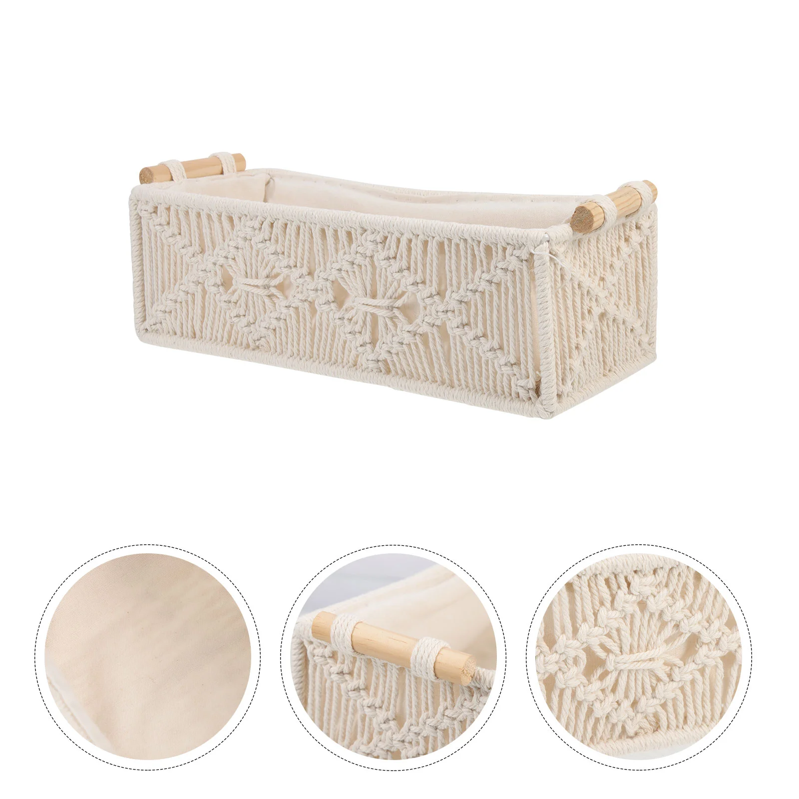 Basket Storage Woven Baskets Organizermacramerattan Toilet Makeup Desktop Decorative Box Rope Papercaddybins Items Torage
Basket Storage Woven Baskets Organizermacramerattan Toilet Makeup Desktop Decorative Box Rope Papercaddybins Items Torage
